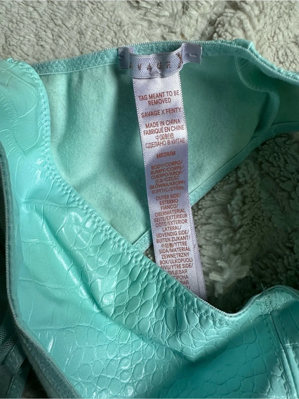 Savage X Fenty | Blue Light Queen of the Galaxy Cheeky Panties | Size Medium